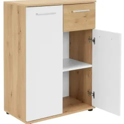 Die Möbelfundgrube Jacky 60 x 85 x 35 cm Weiß