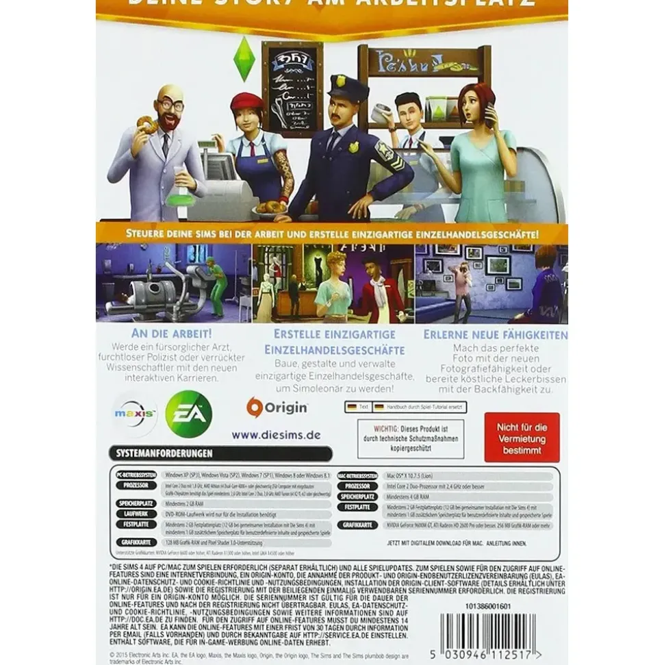 Die Sims 4 An die Arbeit (Add-On) (Disc) (PC)