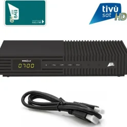 DIGIQuest Ti9 Full HD DVB-S2, HEVC – Italienisches Fernsehen (RAI, Mediaset, LA7) Hotbird 13° +