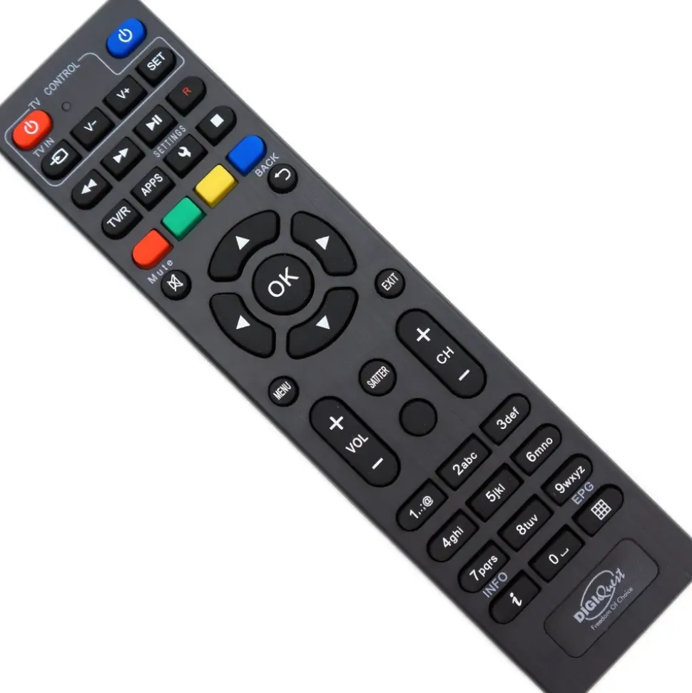 DIGIQuest TiVuSat Smartcard Schwarz + DIGIQuest Q99 4K Receiver mit WiFi Stick - tivùsat zertifiziert (bereits aktiviert), HEVC HDR, Rai Mediaset LA7, PVR ready, LAN, inkl. HDMI Kabel