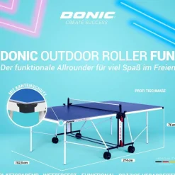Donic Schildkröt Outdoor Roller Fun blau