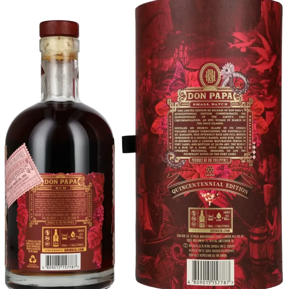 Don Papa 7 Years Old 50% vol 0,7 l Geschenkbox
