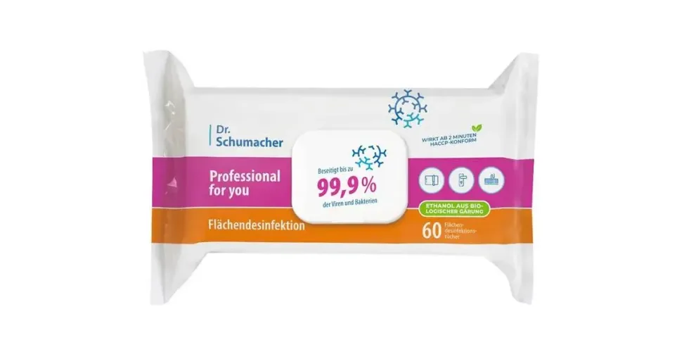Dr. Schumacher Professional for you Flächendesinfektion Wipes 60 st