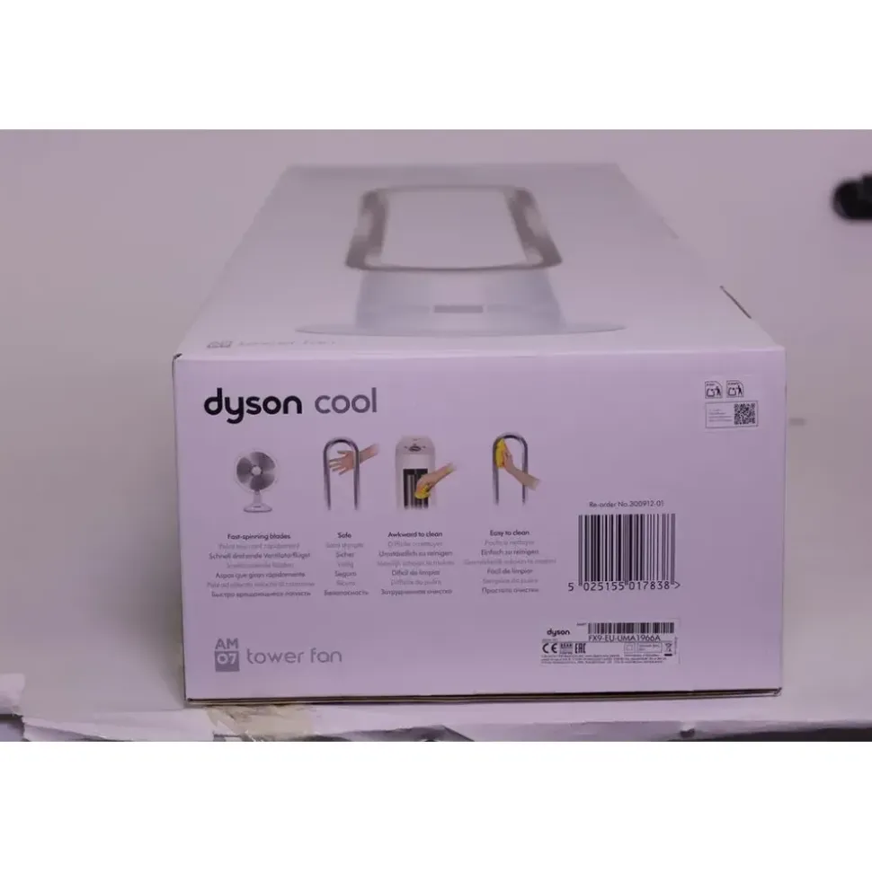 Dyson AM07 Turmventilator weiß/silber inkl. Fernbedienung