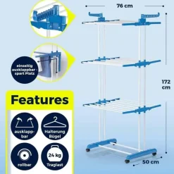 EasyMaxx 16 m blau/weiß