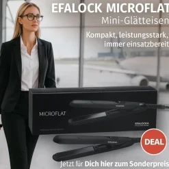 Efalock Professional Microflat Mini schwarz