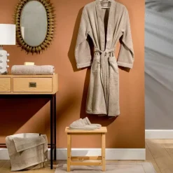 Egeria Pure Bademantel Taupe L