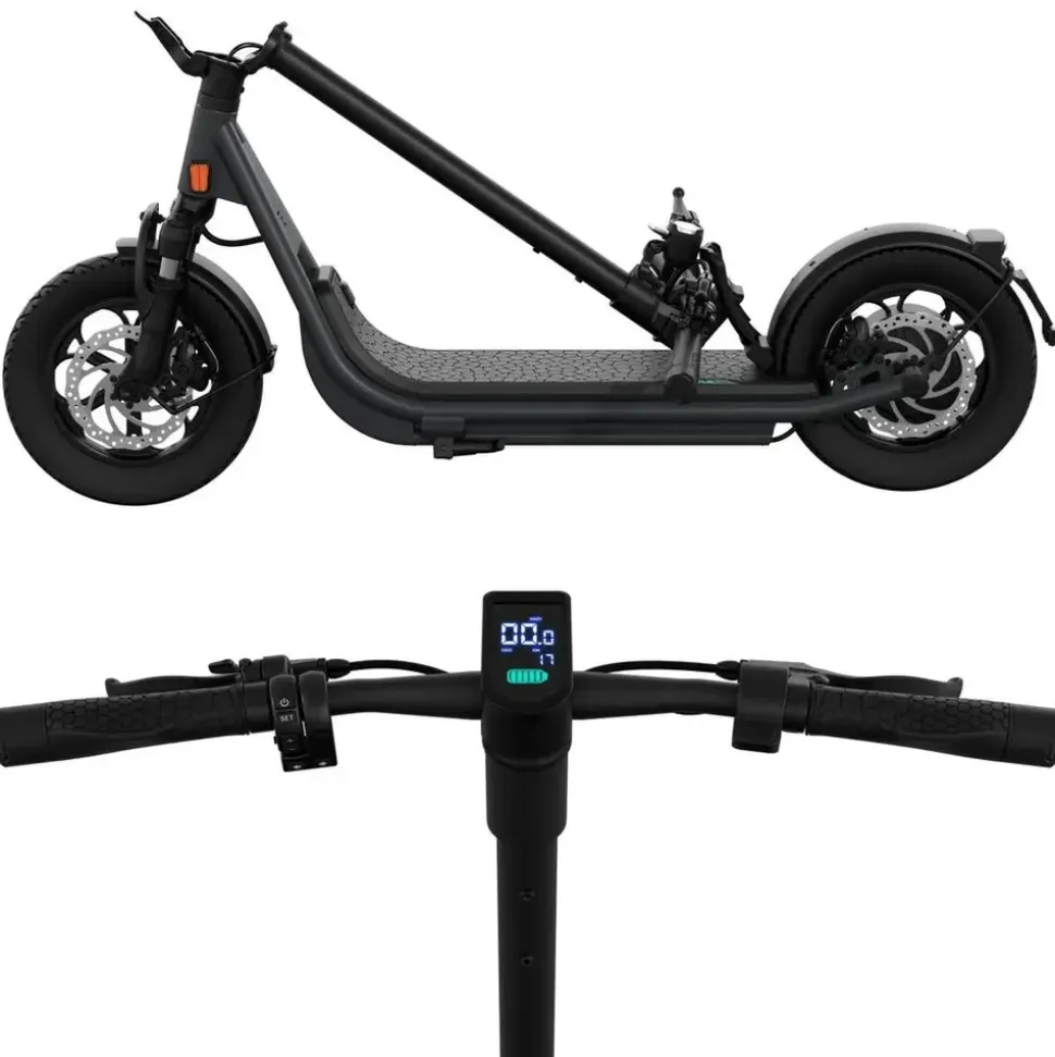 Egret E-Scooter X core grau
