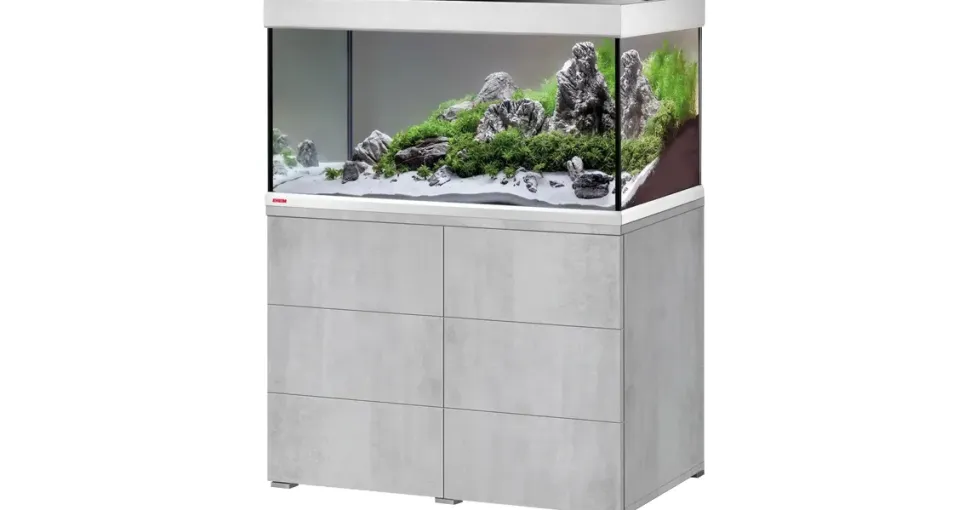 Eheim Proxima 250 Aquariumkombination mit Unterschrank Grau