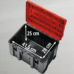 Einhell E-Case M Transportkoffer 442 x 330 x 290 mm rot, schwarz