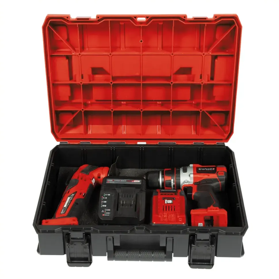 Einhell E-Case S-F Systemkoffer unbefüllt rot 44,4 x 33 x 13,1 cm