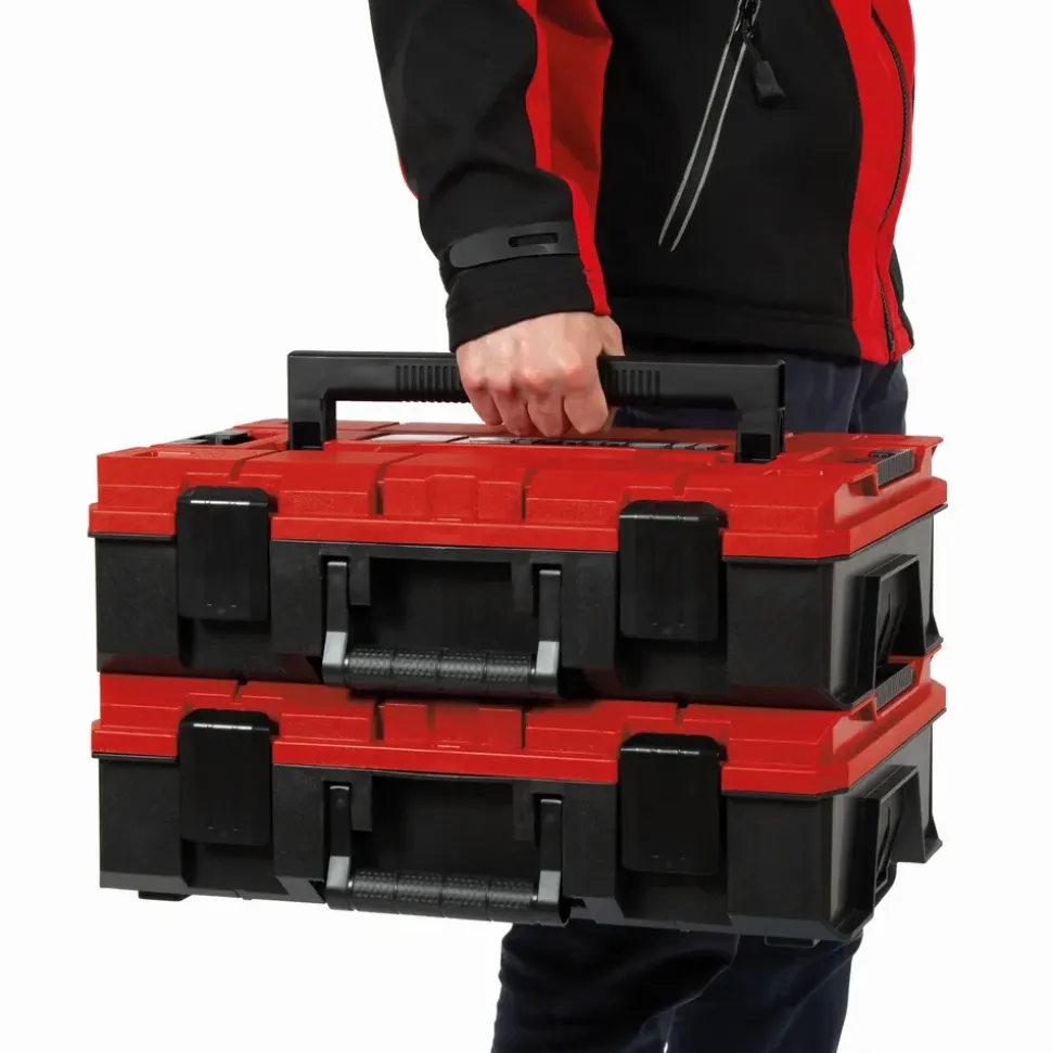 Einhell E-Case S-F Systemkoffer unbefüllt rot 44,4 x 33 x 13,1 cm