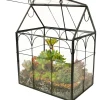 ElegantLife Geometrisches Terrarium aus Glas für Sukkulenten und Luftpflanzen (Keine Pflanze im Lieferumfang enthalten)