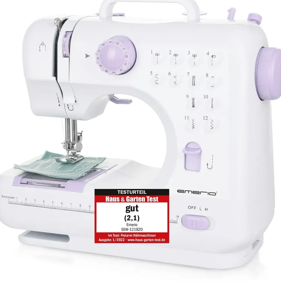 EMERIO Freiarm-Nähmaschine SEW-121820
