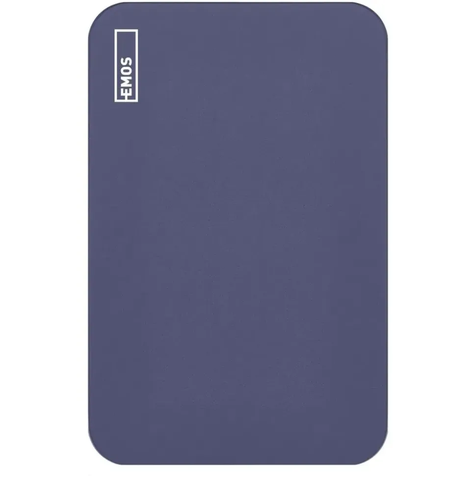 EMOS Powerbank WI 1046, 10000 mAh MagSafe mit Passthrough und Wireless-Charging, USB-C-Ausgang inkl. Kabel - für iPhone, Smartphone, - blau, B0551BL - Blau