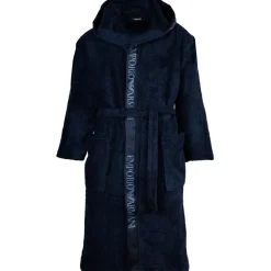 Emporio Armani Sponge Bademantel Blau XL