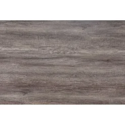 [en.casa] Esstisch Eiche antik mit 6 Stühlen schwarz Kunstleder gepolstert 140x90 Essgruppe Esszimmer