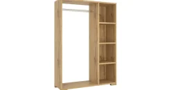 [en.casa] Kleiderschrank, Nesbyen 90 x 126 cm,