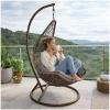 Estexo Hängesessel Polyrattan Braun