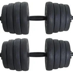 Estexo Kurzhanteln Hantelset 30 kg schwarz