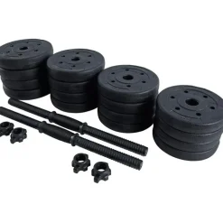 Estexo Kurzhanteln Hantelset 30 kg schwarz