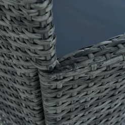 Estexo Polyrattan Set 8-tlg. Anthrazit