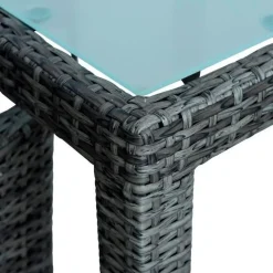 Estexo Polyrattan Set 8-tlg. Anthrazit