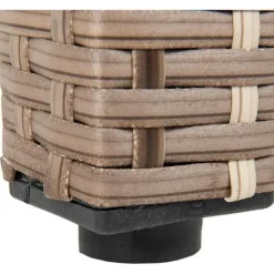 Estexo Polyrattan Set 6-tlg. Beige/Braun
