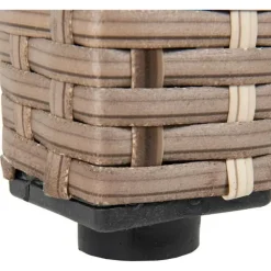 Estexo Polyrattan Set 8-tlg. Beige/Braun