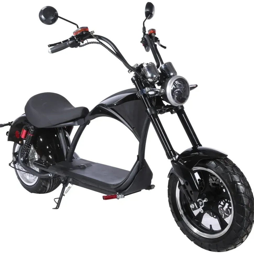 ES-Toys Coco Bike E-Chopper 2000 Watt 48 km/h schwarz