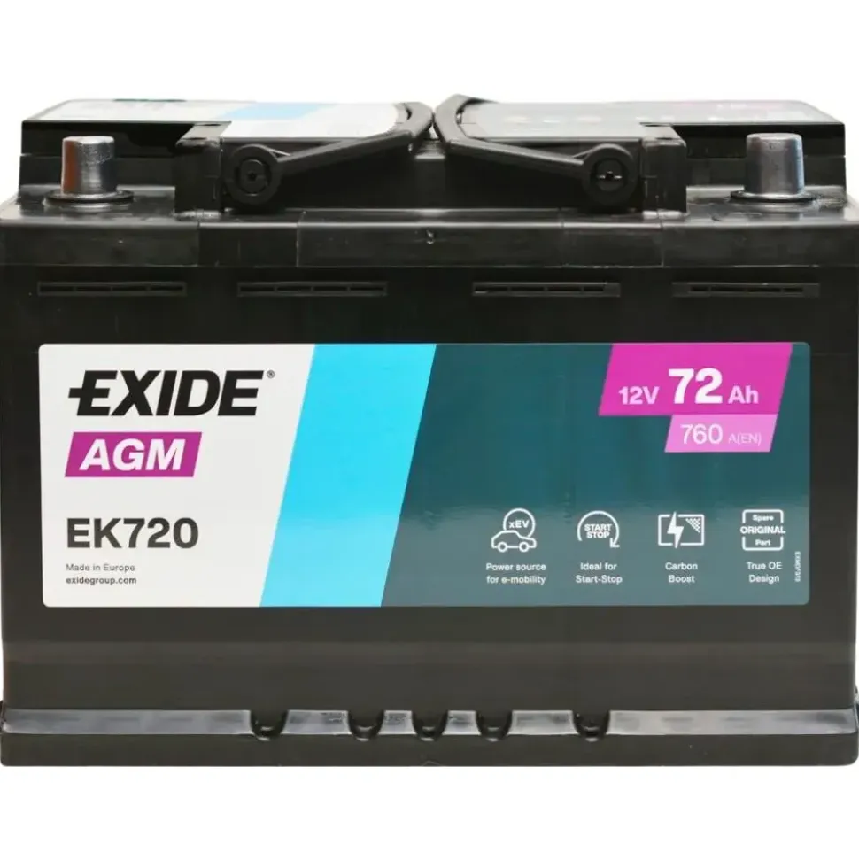 Exide EK720 AGM 72Ah 12V