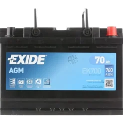 Exide EK700 AGM 70Ah 12V