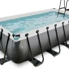 EXIT TOYS Black Leather Pool rechteckig