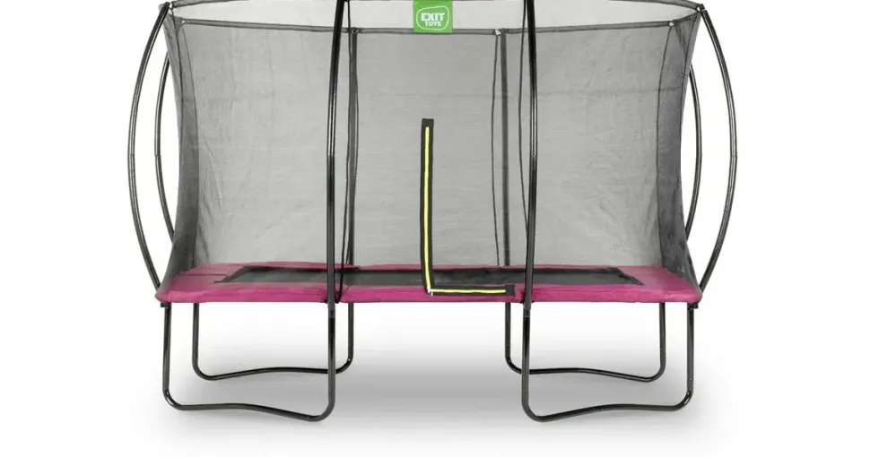 EXIT TOYS Silhouette rechteckig 244 x 366 cm inkl. Sicherheitsnetz rosa
