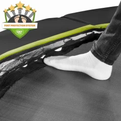 EXIT TOYS Silhouette sports Bodentrampolin 244 x 366 cm schwarz