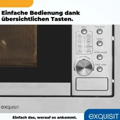 Exquisit EMW20-DG-020 silber