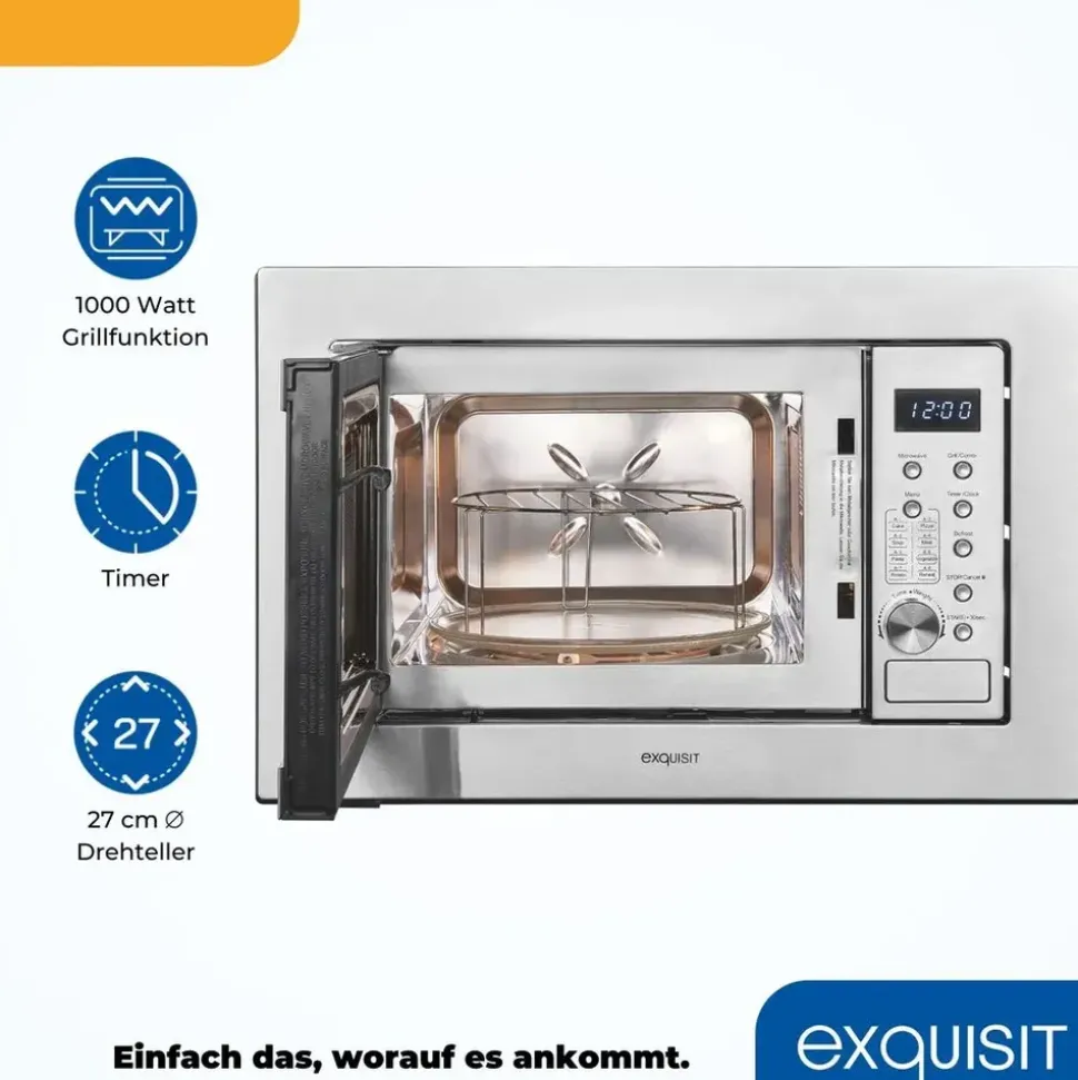 Exquisit EMW20-DG-020 silber