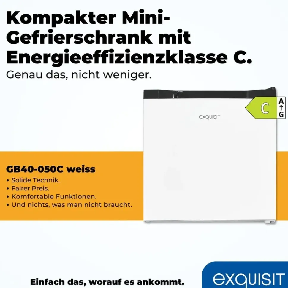Exquisit GB40-050C Weiß