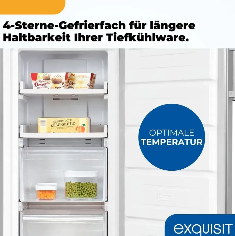Exquisit GS5231-NF-H-040C Silber