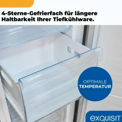 Exquisit GS5271-NF-H-040D Silber
