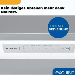 Exquisit GS5271-NF-H-040D Silber