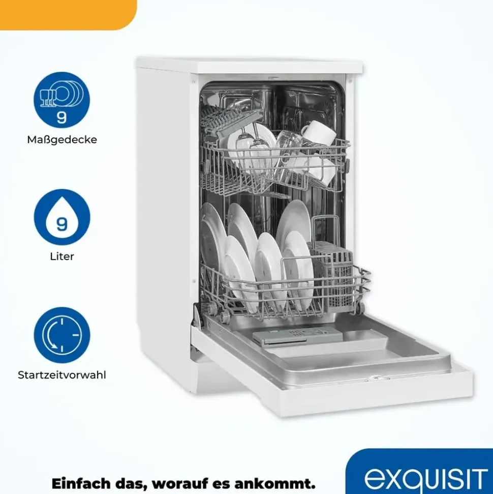 Exquisit GSP9109-030E Geschirrspüler