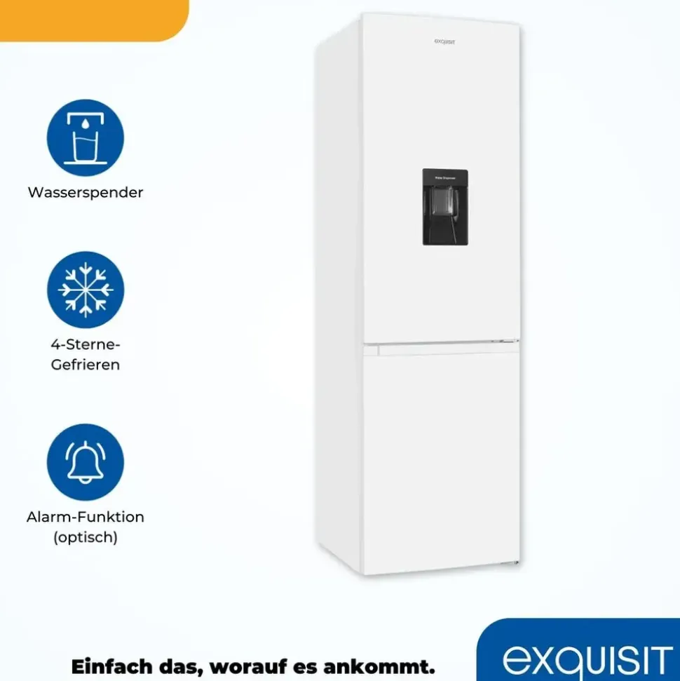 Exquisit KGC265-70-NF-WS-040C Kühl-Gefrierkombination