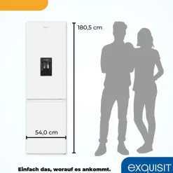 Exquisit KGC265-70-NF-WS-040C Kühl-Gefrierkombination