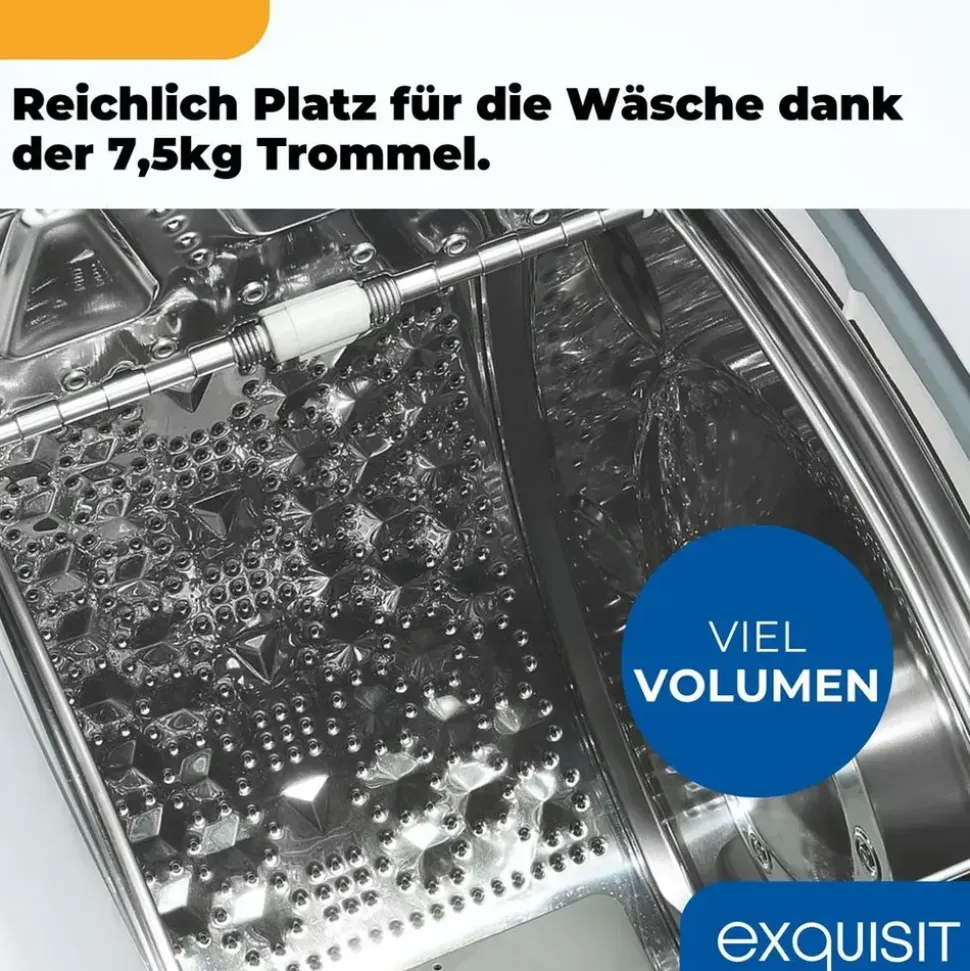 Exquisit LTO51207-030A Toplader (7.5 kg, 1200 U/min)