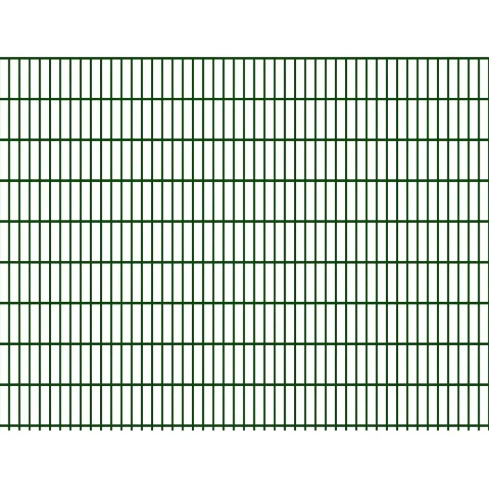 FA-Bausysteme Doppelstabmattenzaun 6/5/6 250 x 183 cm Moos
