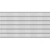 FA-Bausysteme Doppelstabmattenzaun 6/5/6 250 x 123 cm Anthrazit