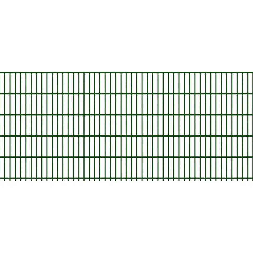FA-Bausysteme Doppelstabmattenzaun 6/5/6 250 x 103 cm Moos