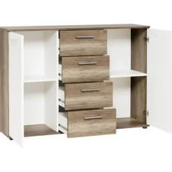 Finori Sideboard 120 x 85 x 35 cm Eiche