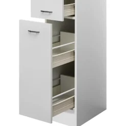 Flex-Well Apothekerschrank Wito 30 x 200 x 57 cm Weiß